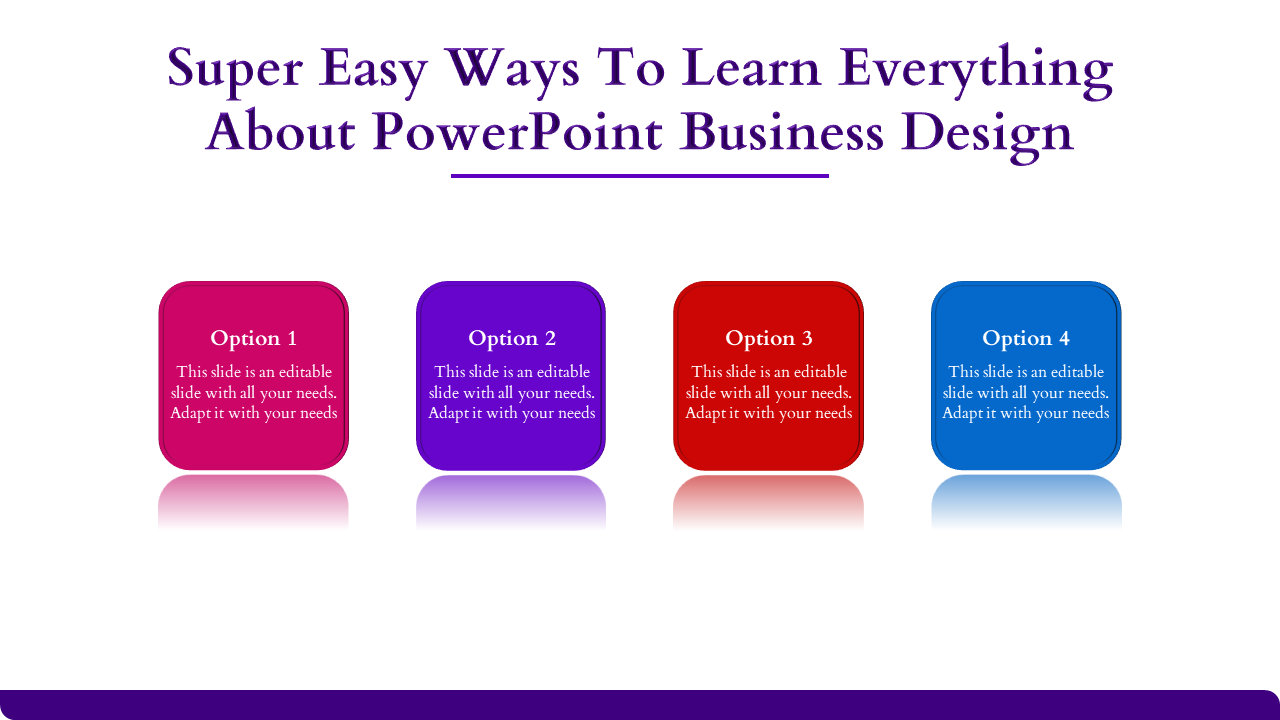 Free - Editable PowerPoint Business Design PPT Slide Themes